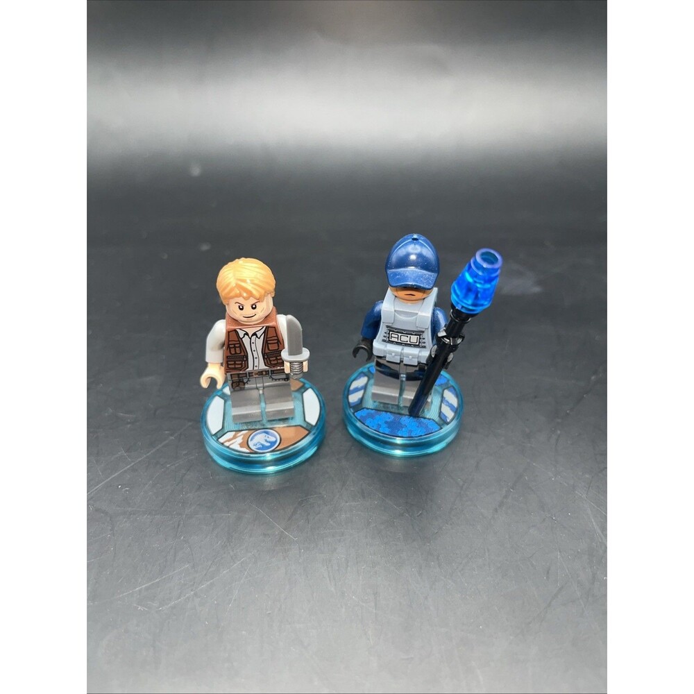 LEGO Dimensions Jurassic World Owen Grady ACU Trooper Team Pack Disc Tags